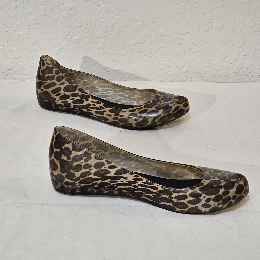 Melissa leopard flat Size 7